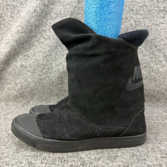 ✅Womens 8 Nike Glencoe Warrior Black Slouchy Boots Urban Casual Comfort sneakers - Picture 9 of 13